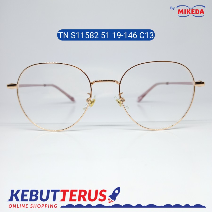 Mikeda-FRAME KACAMATA TN S11582 51 19-146 C13+LENSA(MINUS/CYLINDER)