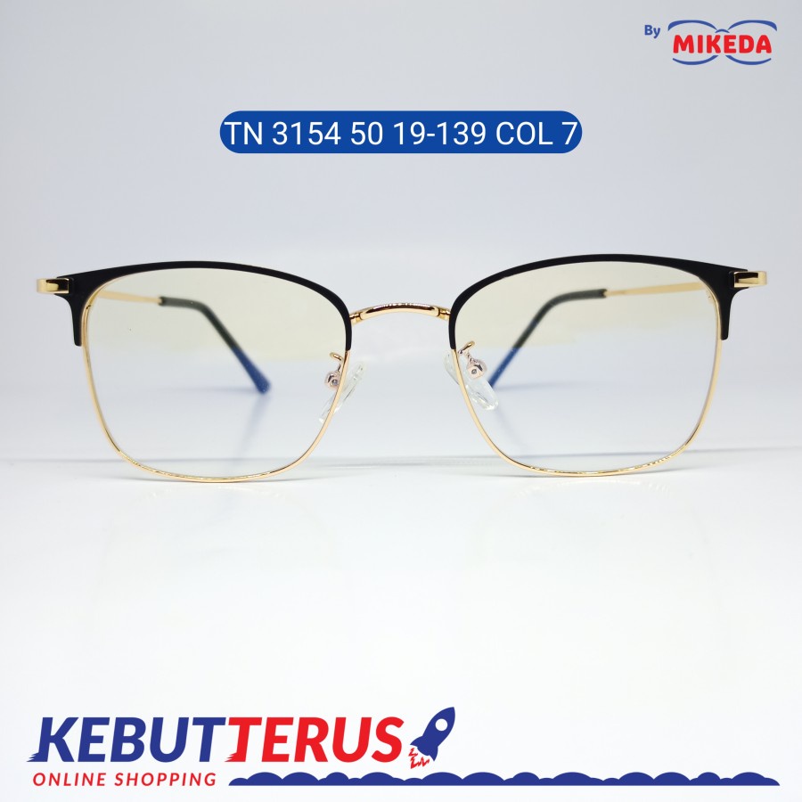 Mikeda-FRAME KACAMATA TN 3154 50 19-139 C7 + LENSA(MINUS/CYLINDER)