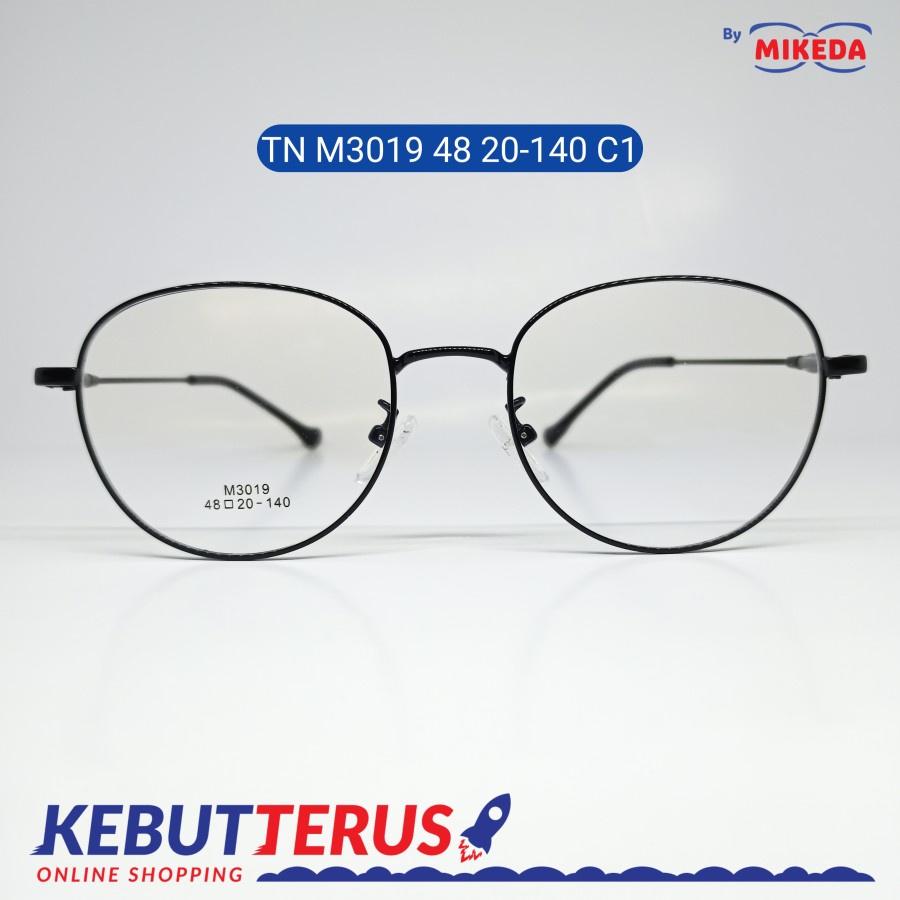 Mikeda-FRAME KACAMATA TN M3019 48 20-140 C1 + LENSA(MINUS/CYLINDER)