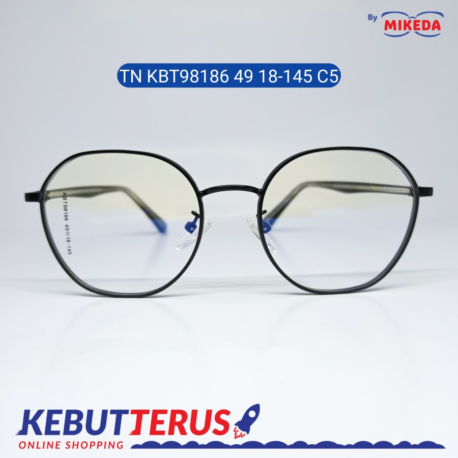 Mikeda-FRAME KACAMATA TN KBT98186 49 18-145 C5 + LENSA(MINUS/CYLINDER)