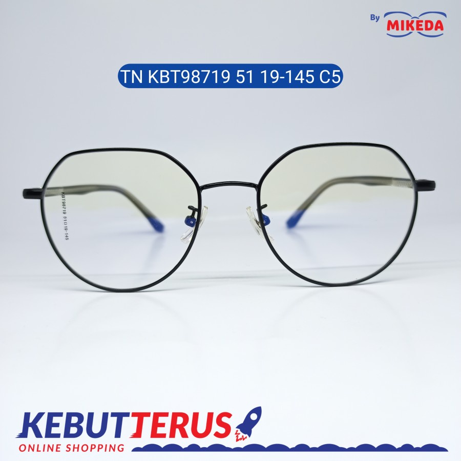 Mikeda-FRAME KACAMATA TN KBT98719 51 19-145 C5 + LENSA(MINUS/CYLINDER)