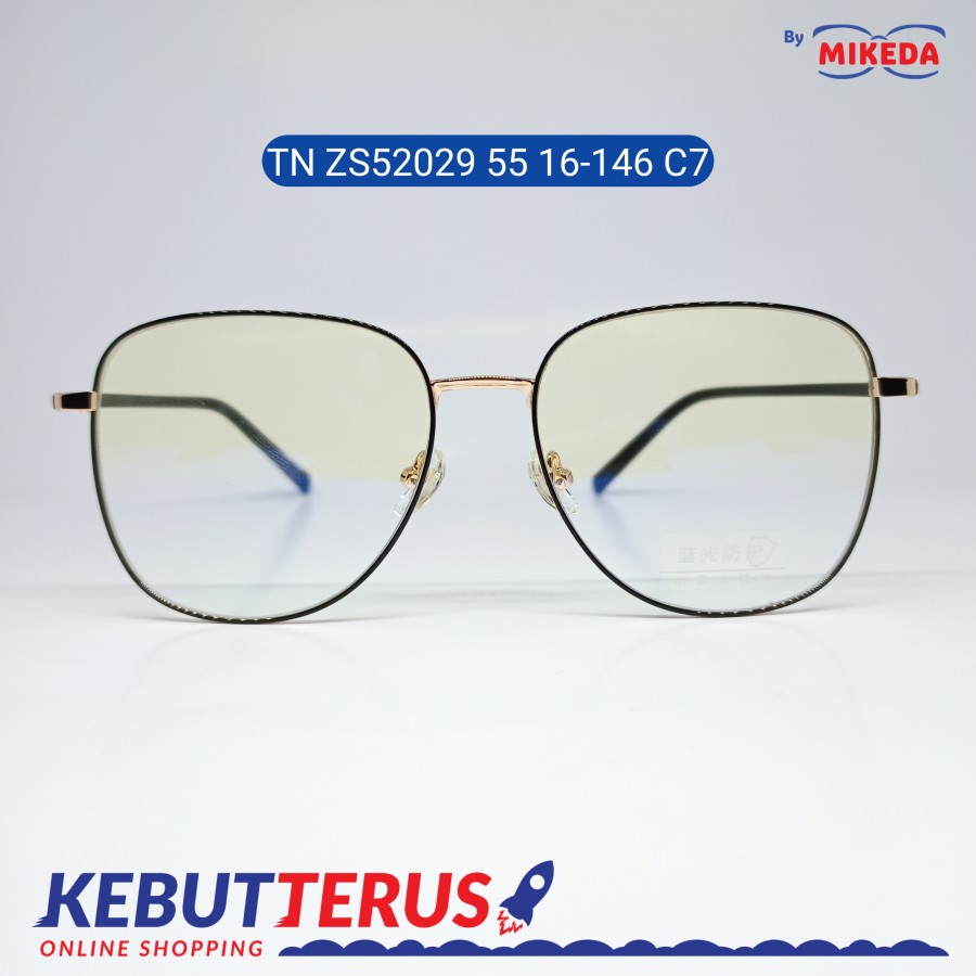 Mikeda-FRAME KACAMATA TN J ZS52029 55 16-146 C7+LENSA(MINUS/CYLINDER)