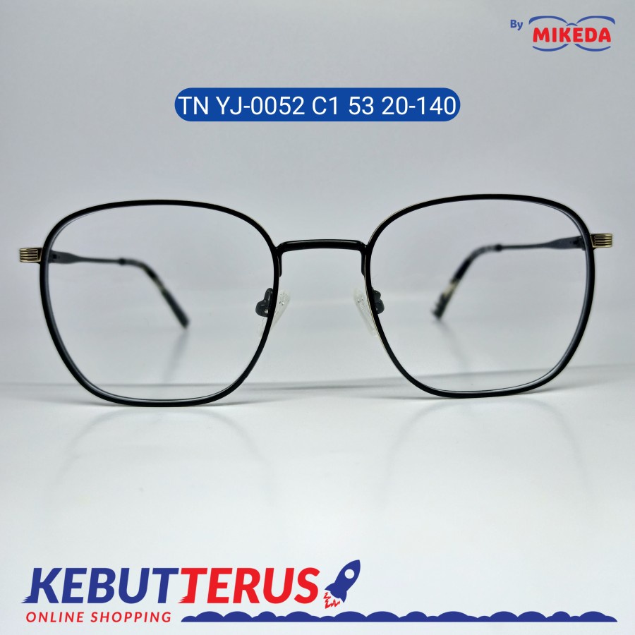 Mikeda-FRAME KACAMATA TN YJ-0052 C1 53 20-140 + LENSA(MINUS/CYLINDER)