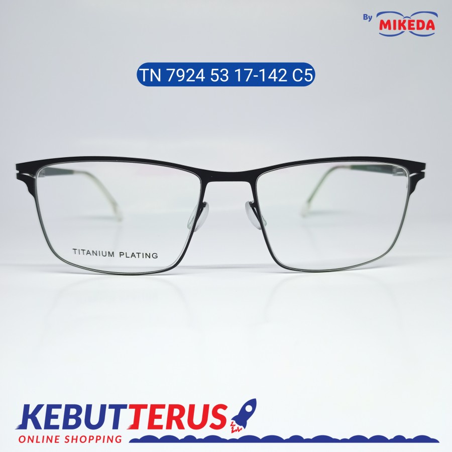 Mikeda-FRAME KACAMATA TN 7924 53 17-142 C5 + LENSA(MINUS/CYLINDER)