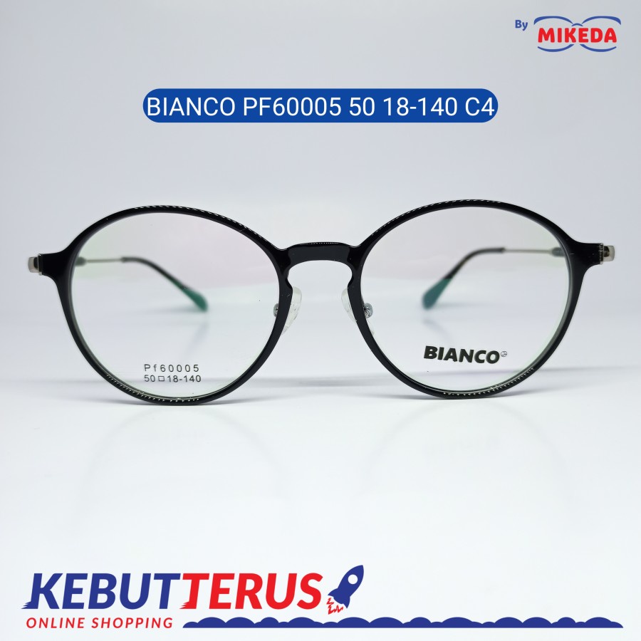 Mikeda-FRAME KACAMATA BIANCOPF60005 50 18-140 C4+LENSA(MINUS/CYLINDER)