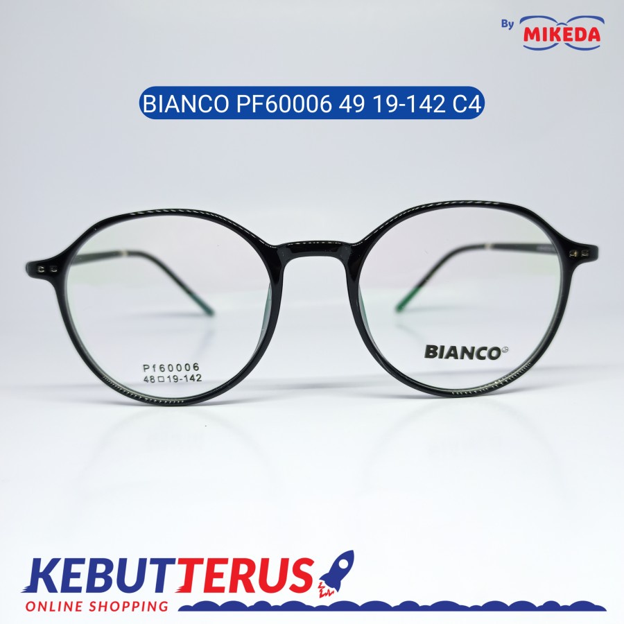 Mikeda-FRAME KACAMATA BIANCOPF60006 48 19-142 C4+LENSA(MINUS/CYLINDER)