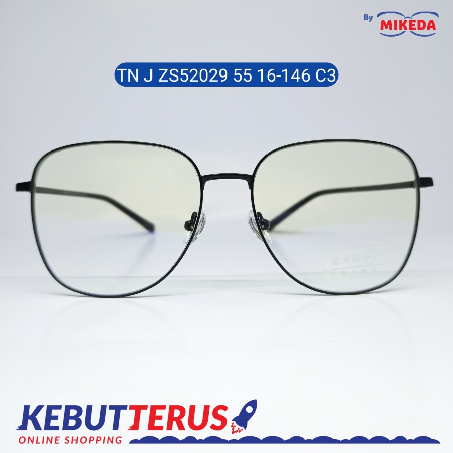Mikeda-FRAME KACAMATA TN J ZS52029 55 16-146 C3+LENSA(MINUS/CYLINDER)