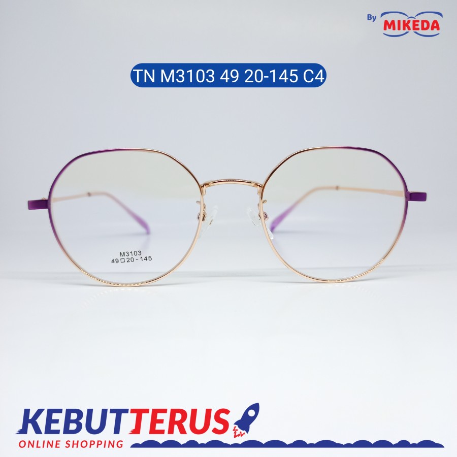 Mikeda-FRAME KACAMATA TN M3103 49 20-145 C4+LENSA(MINUS/CYLINDER)