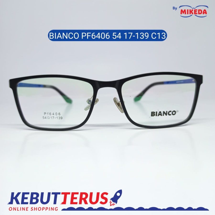 Mikeda-FRAME KACAMATA BIANCOPF6406 54 17-139 C13+LENSA(MINUS/CYLINDER)