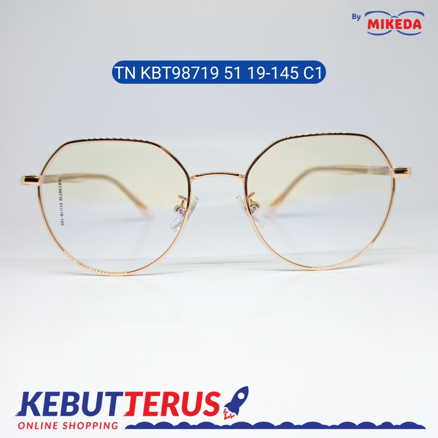 Mikeda-FRAME KACAMATA TN KBT98719 51 19-145 C1 + LENSA(MINUS/CYLINDER)