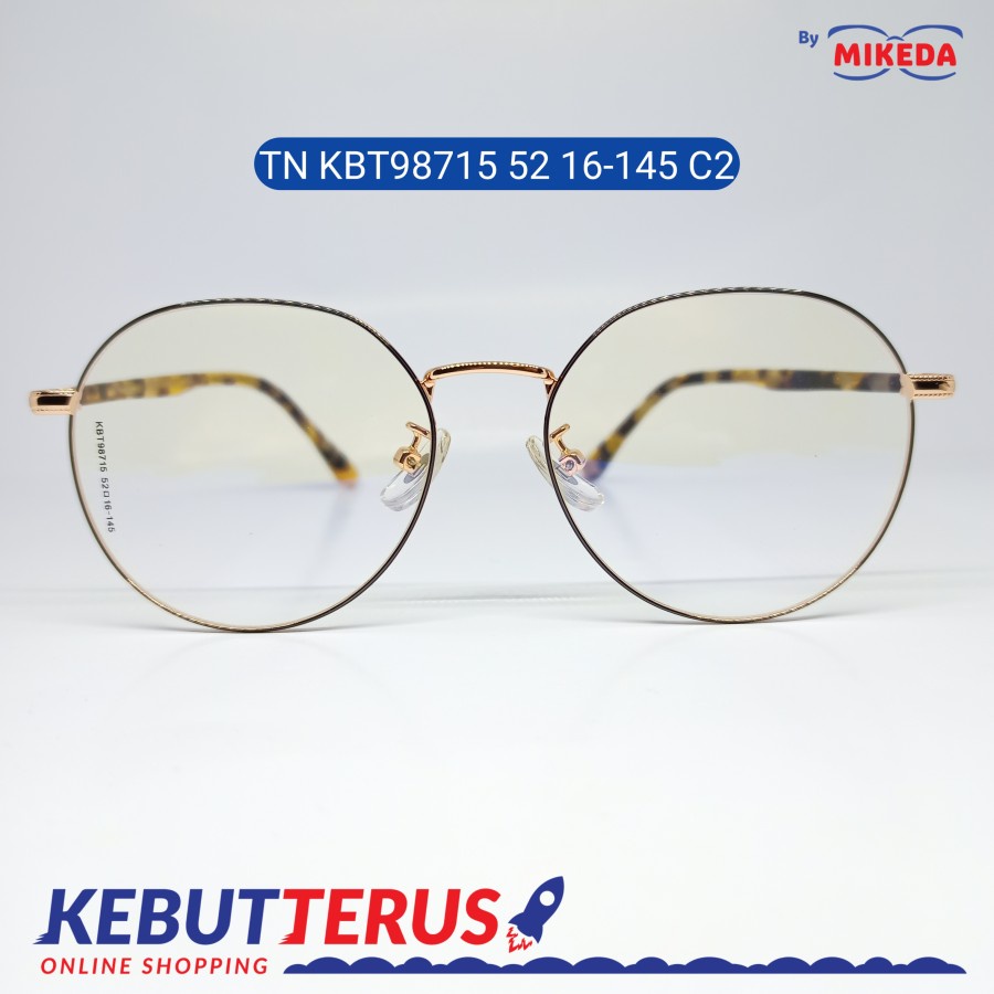 Mikeda-FRAME KACAMATA TN KBT98715 52 16-145 C2 + LENSA(MINUS/CYLINDER)