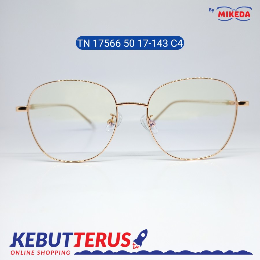 Mikeda-FRAME KACAMATA TN 17566 50 17-143 C4 + LENSA(MINUS/CYLINDER)