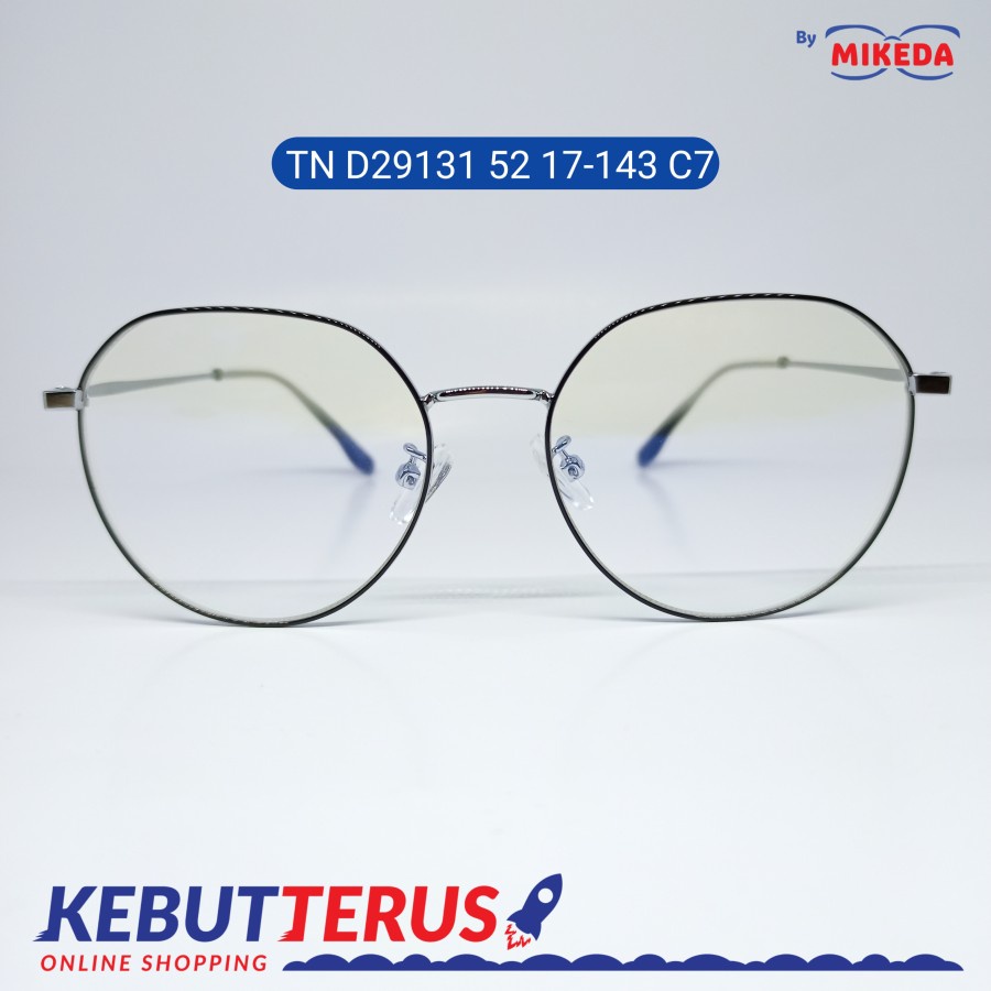 Mikeda-FRAME KACAMATA TN D29131 52 17-143 C7+LENSA(MINUS/CYLINDER)
