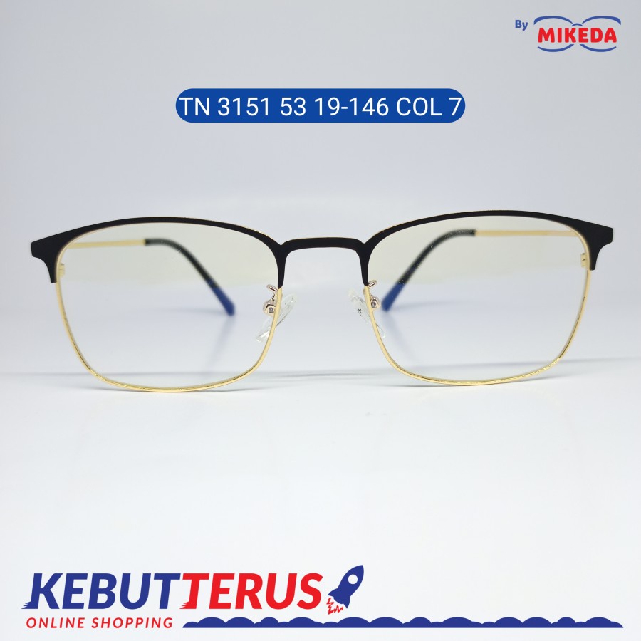 Mikeda-FRAME KACAMATA TN 3151 53 19-146 C7 + LENSA(MINUS/CYLINDER)