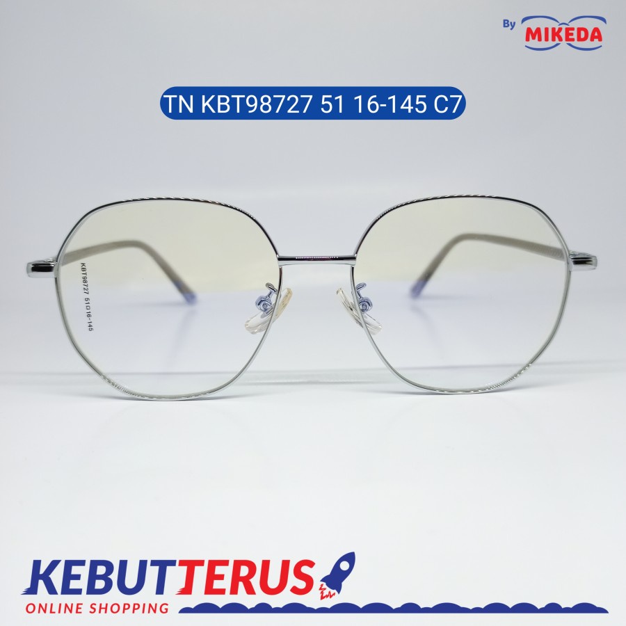 Mikeda-FRAME KACAMATA TN KBT98727 51 16-145 C7 + LENSA(MINUS/CYLINDER)