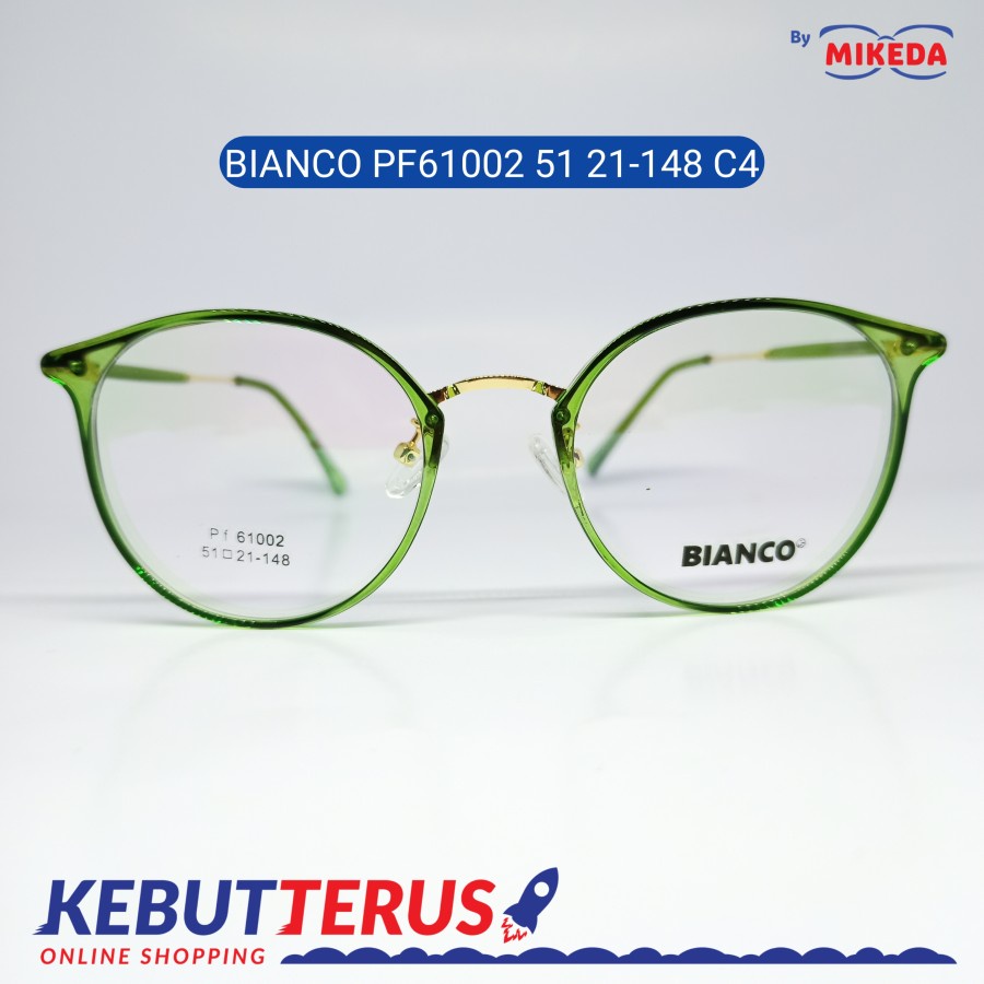 Mikeda-FRAME KACAMATA BIANCOPF61002 51 21-148 C4+LENSA(MINUS/CYLINDER)