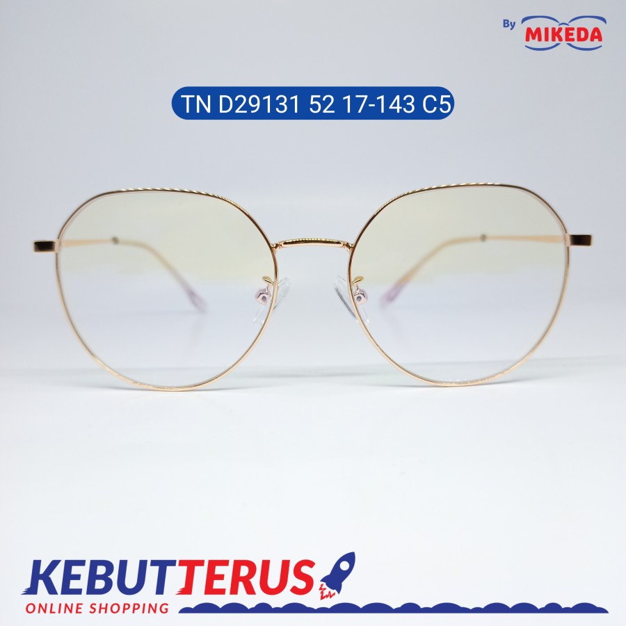 Mikeda-FRAME KACAMATA TN D29131 52 17-143 C5+LENSA(MINUS/CYLINDER)