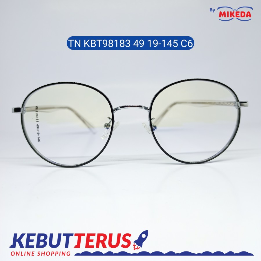 Mikeda-FRAME KACAMATA TN KBT98183 49 19-145 C6 + LENSA(MINUS/CYLINDER)