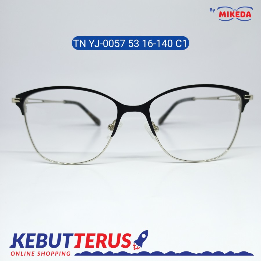 Mikeda-FRAME KACAMATA TN YJ-0057 53 16-140 C1 + LENSA(MINUS/CYLINDER)