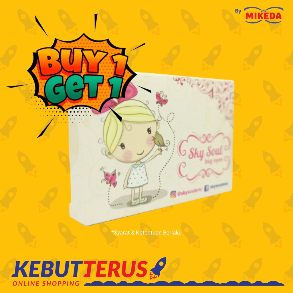 Promo Softlens Sky Soul Big Eyes Buy 1 Get 1